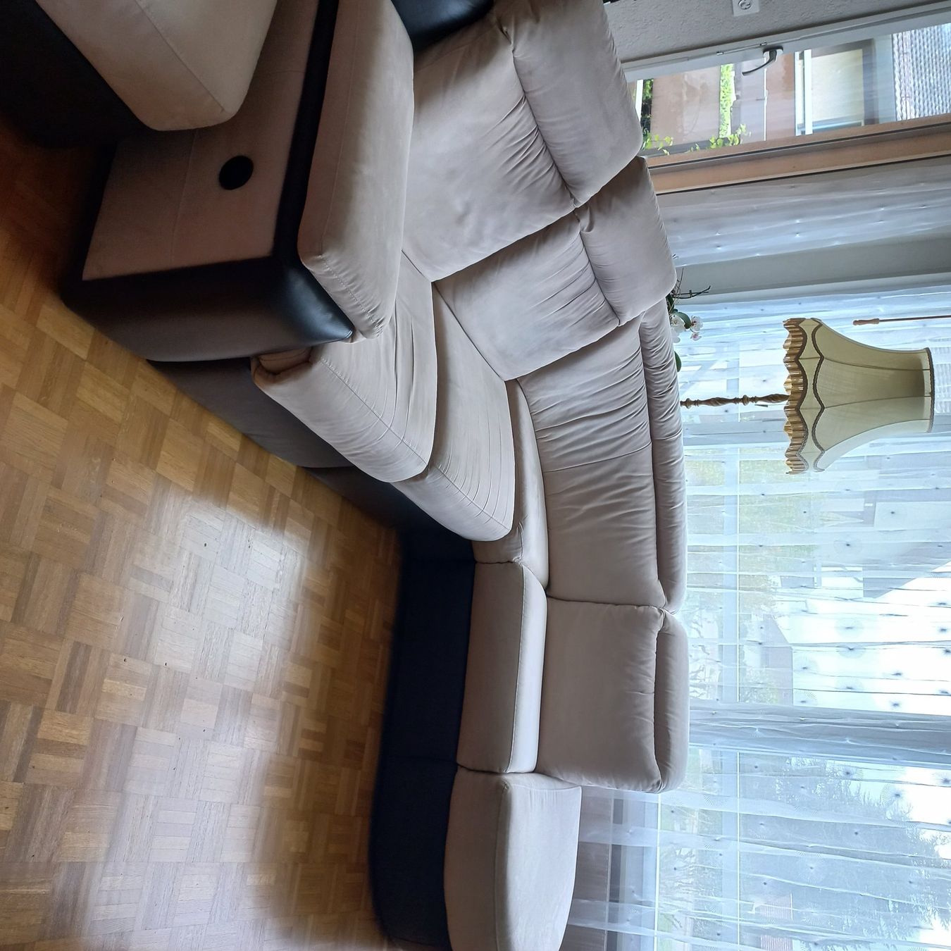 Divani: Canapé d'angle avec pouf – Usato da Jongny venduto da dve_7nbz 5