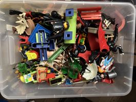 1 Kiste Playmobil, Autos… Krimskrams