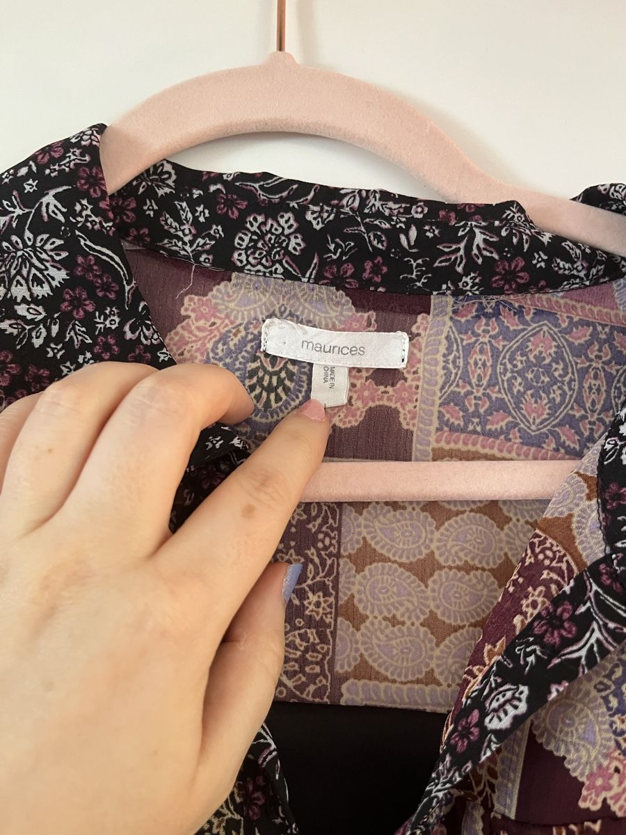 Chemisiers: Maurice's Bluse mit Muster – D'occasion à Zürich par Closetbesties 1