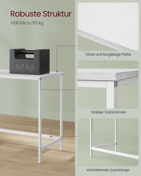Schreibtische: Computertisch Homeoffice mit Regalboden robust IMARI – Neu und originalverpackt aus Lachen SZ von MAMORU-MOEBEL 3