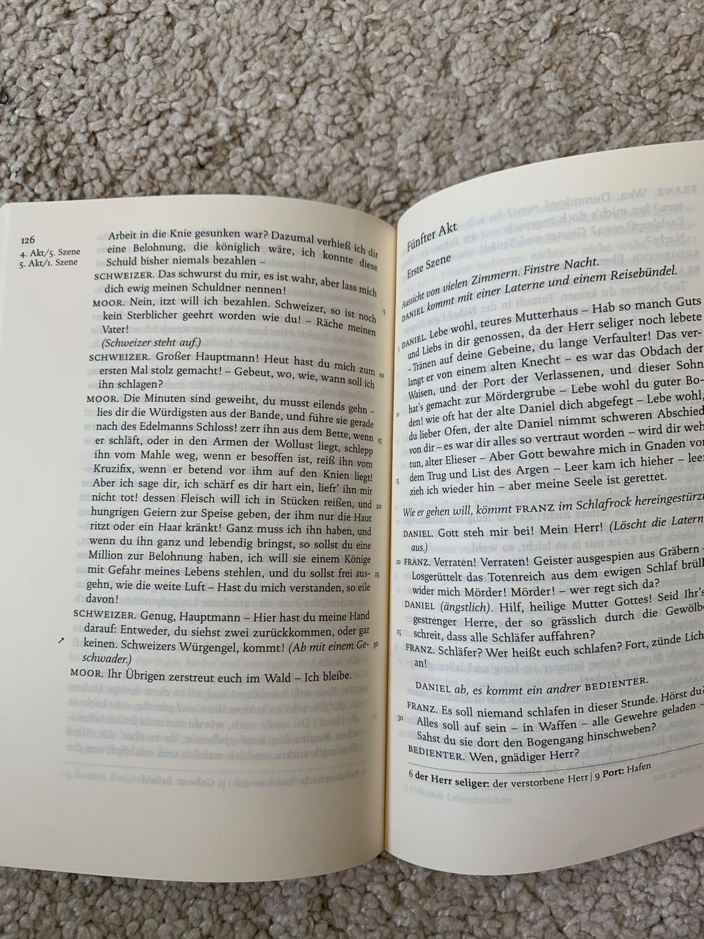 Libri: Die Räuber Reclam XL - Friedrich Schiller – Usato da Binningen venduto da lea_5mf8 3