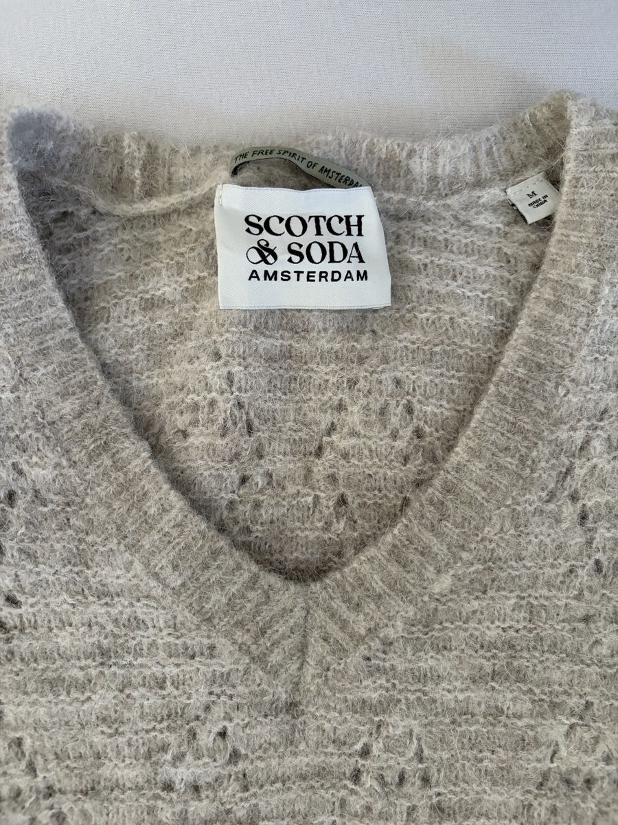 Maglioni & Felpe: Feiner Scotch & Soda Strickpullover V-Ausschnitt Gr.M Beige  – Usato da Winterthur venduto da kri_rmp8 2