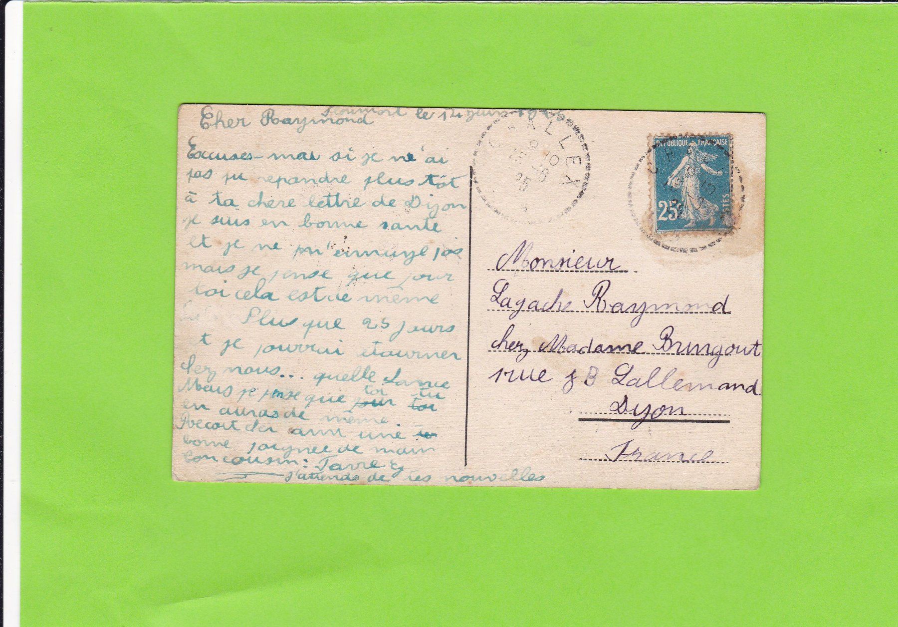 Cartoline postali: Institut Catholiques de Jeunes Gens--Florimont – Usato da St. Peterzell venduto da neckertal 1