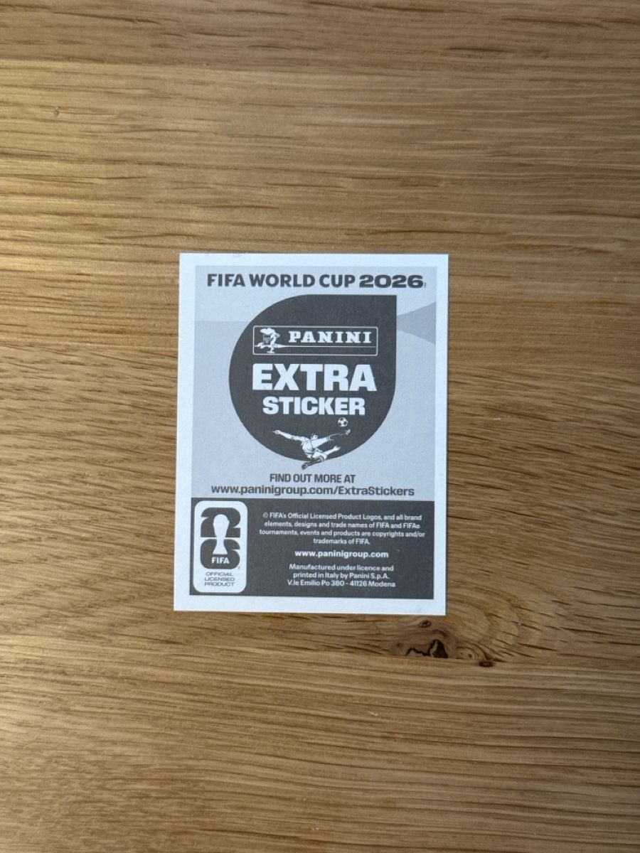 Panini Carte collezionabili: Panini 2026 Raul Jimenez Extra Sticker – Nuovo e nell'imballaggio originale da Peseux venduto da Keyvan_Z 1