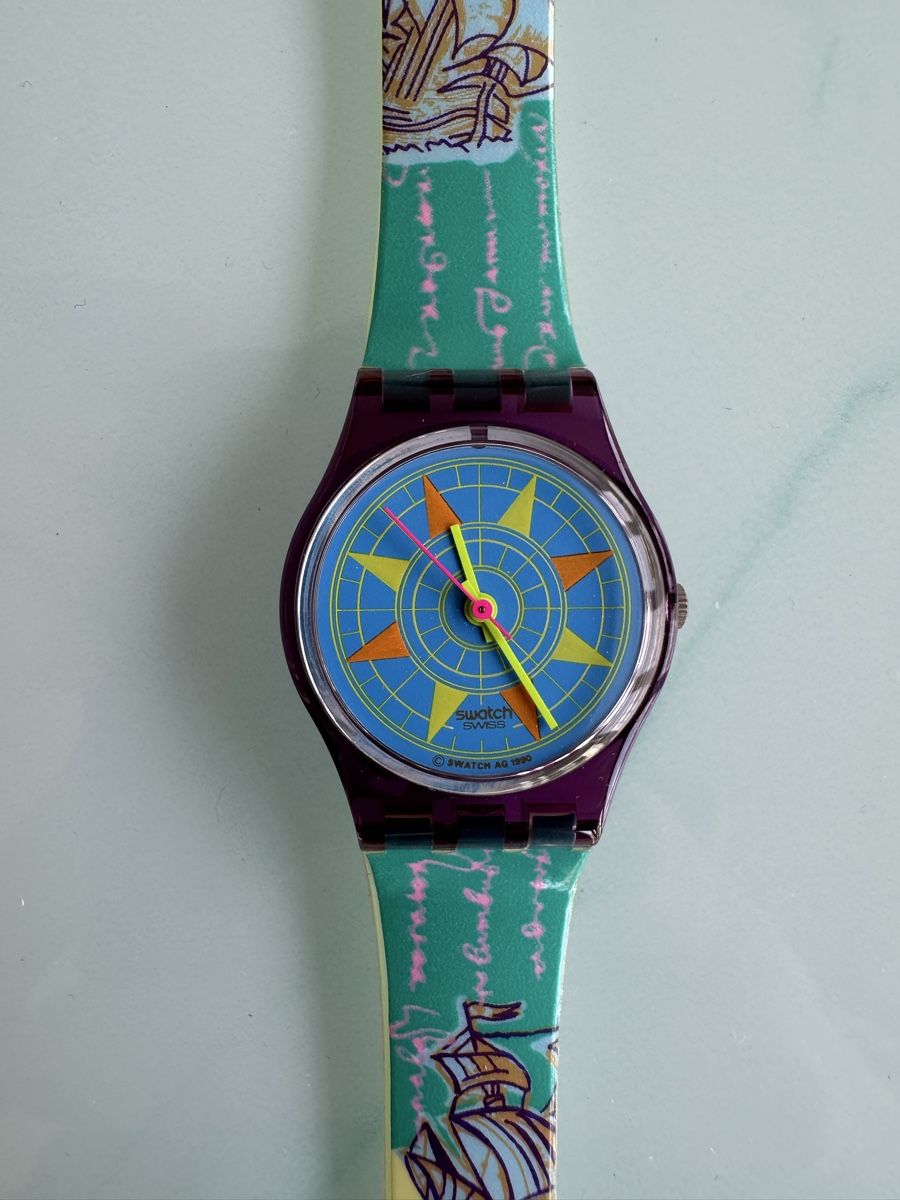 Swatch Lady Compass LV100 – Vintage 1990 – NOS – Full Set (Gebraucht ...