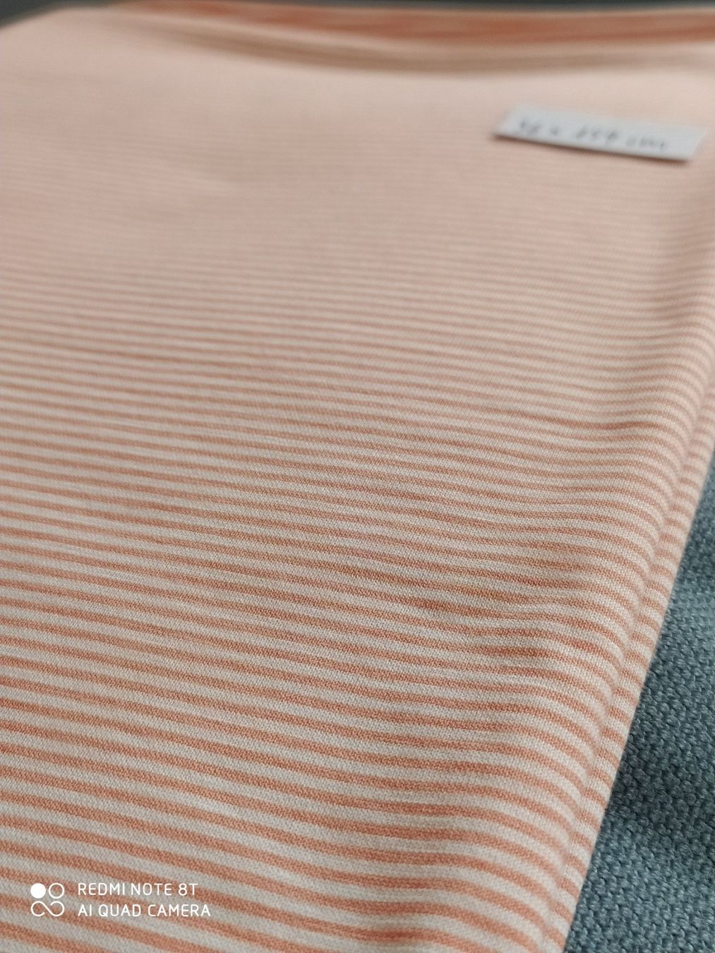 Tessuti: Stoff Jersey Baumwolle orange / weiss gestreift – Nuovo (secondo la descrizione) da Elgg venduto da Flurinal 1