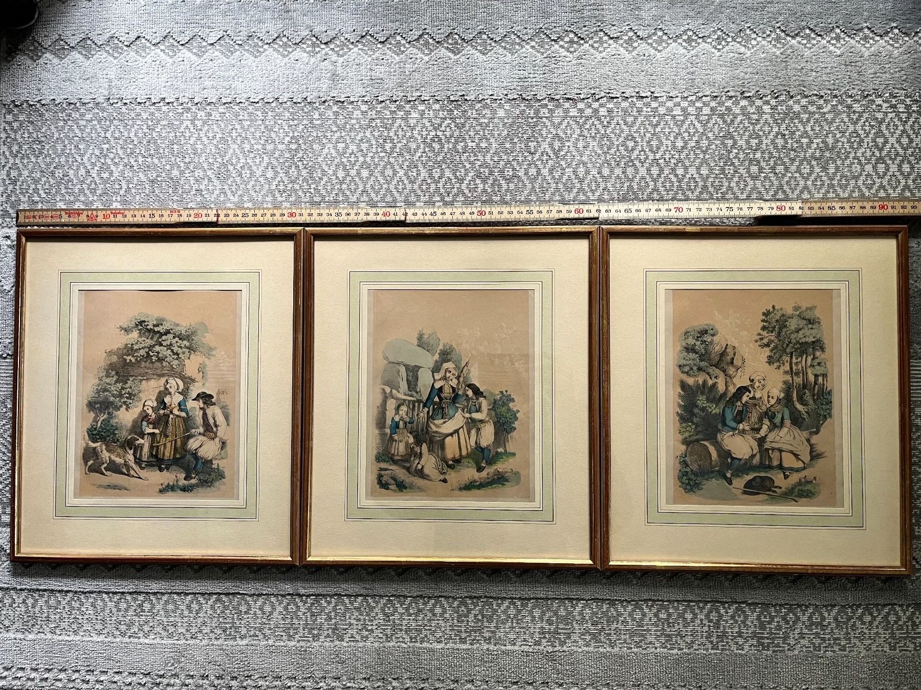 Incisioni: 3 ancient gravures – Usato da Lausanne venduto da Kinga_Shopaholic