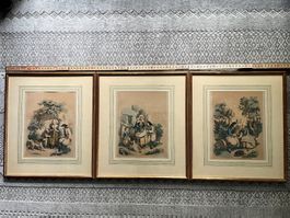 3 ancient gravures