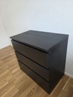 Kommode schwarz mit drei Schubladen guter Zustand.