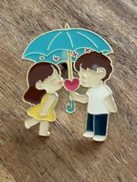 Süsser Pin Paar Regenschirm