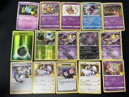 Batch of 15 Pokémon Cards (2016 to 2023)