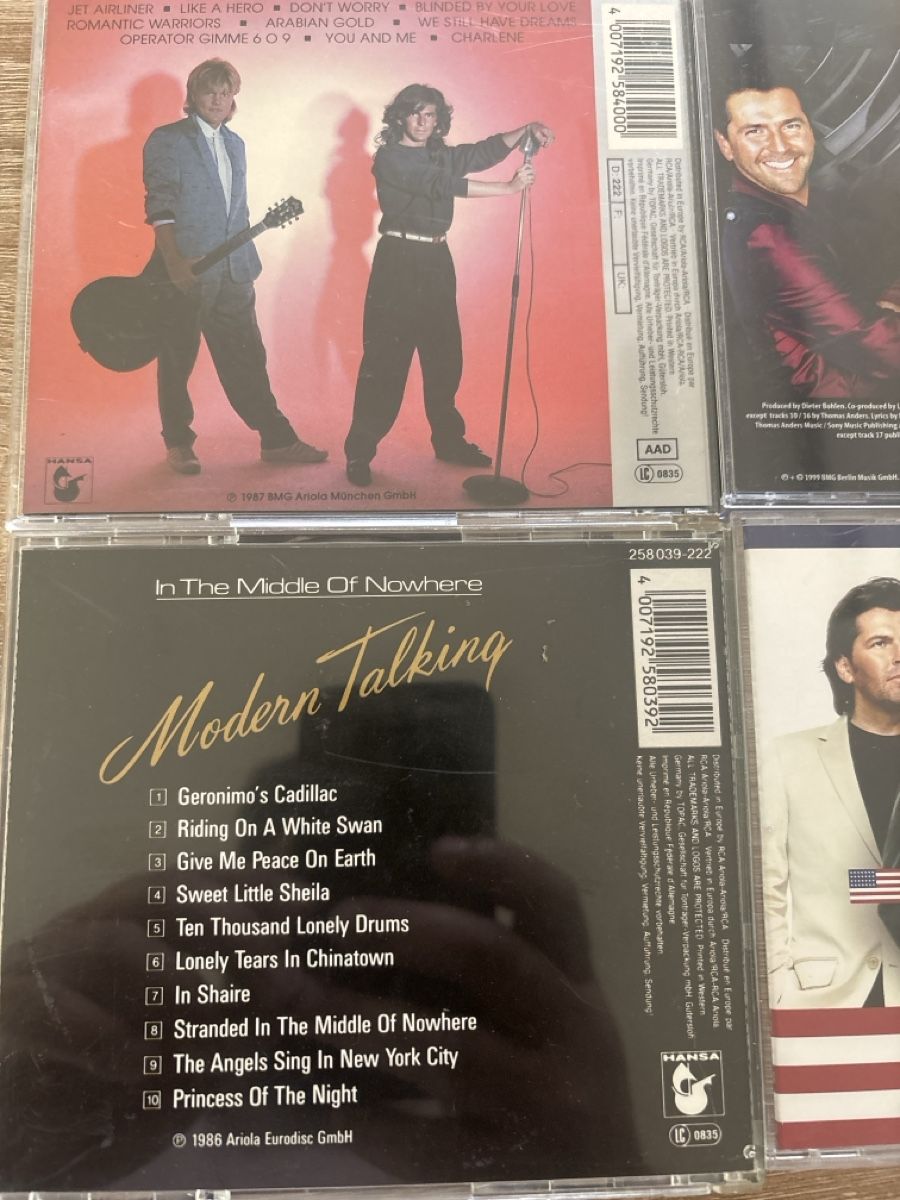 CD: Modern Talking 4 CDs Romantic Warriors Alone America In Midd – Usato da rheineck venduto da Neshi06 5