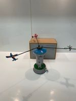 Karussell mit Fliegern Uhrwerk schwach läuft neu + OVP 869