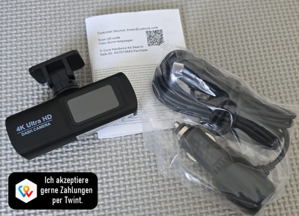 Action Cam: Auto Dashcam mit Ultra HD 4K – Gebraucht aus Niederlenz von Patriot