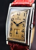 Omega Vintage Art Déco aus den 40er Jahren Gebläute Zeiger