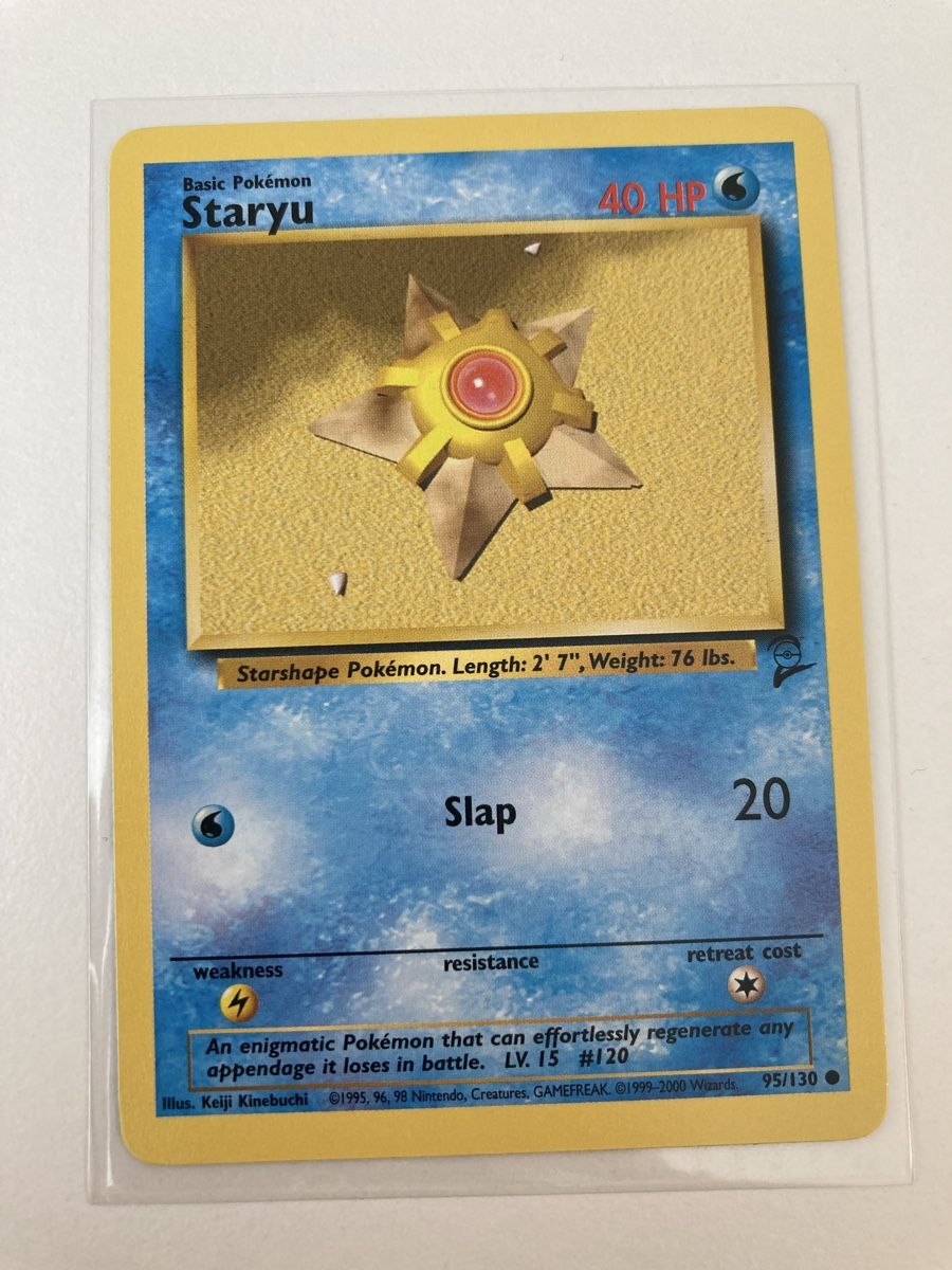 Pokémon Sammelbilder & Trading cards: Staryu 95/130 Base Set 2 EN – Gebraucht aus Wohlen AG von Liridon22