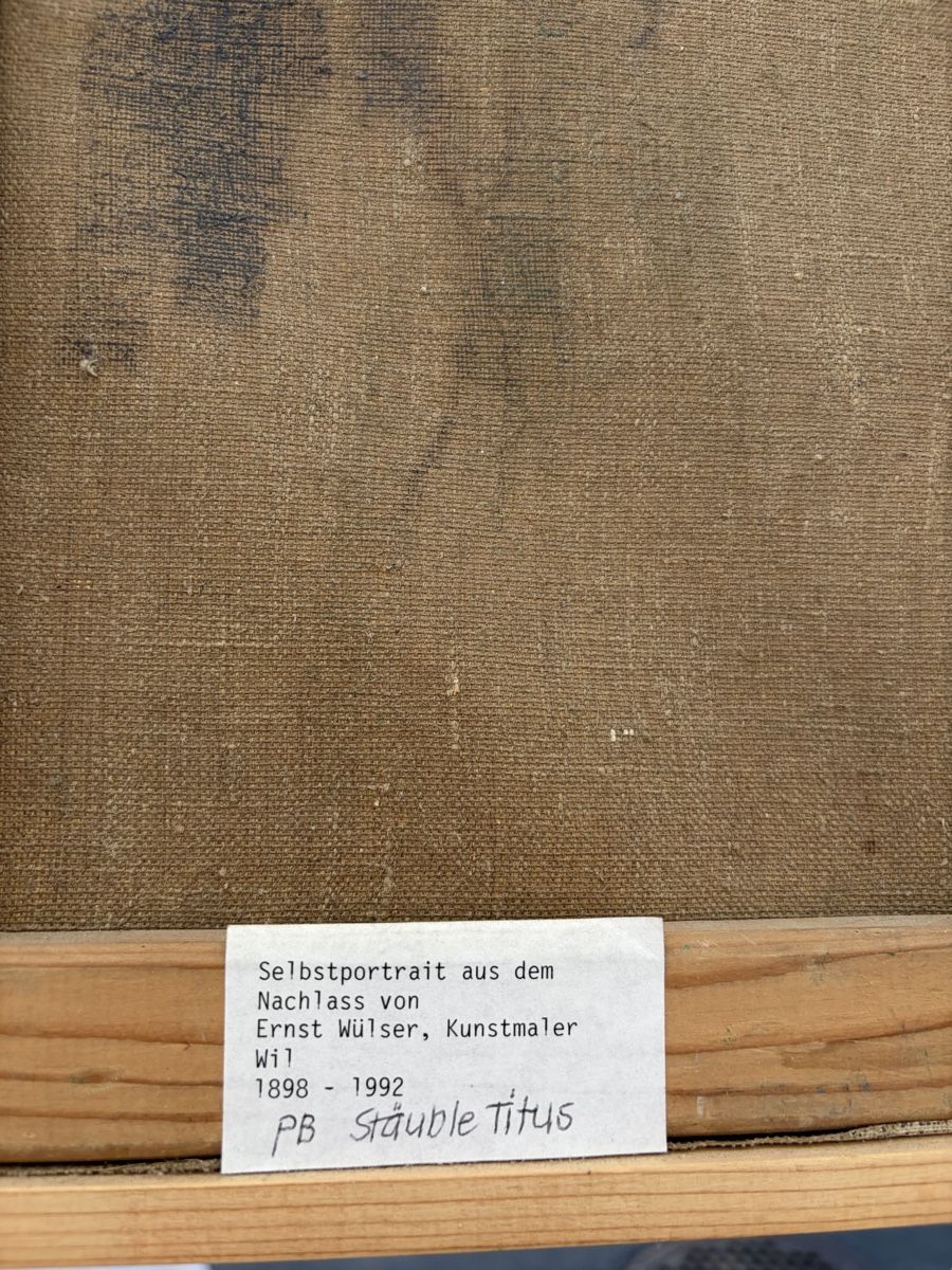 Dipinti: Ernst Wülser, Selbstporträt  – Usato da Zürich venduto da eileenchen1 2
