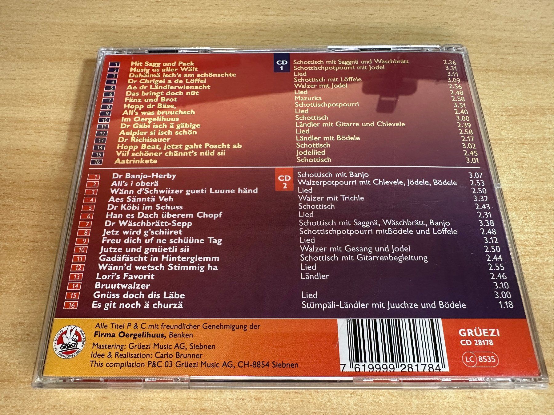CD: L8 Diä Urchigä Glarner - Gold - 2 CD – Usato da Rikon im Tösstal venduto da Alpenmutz 1