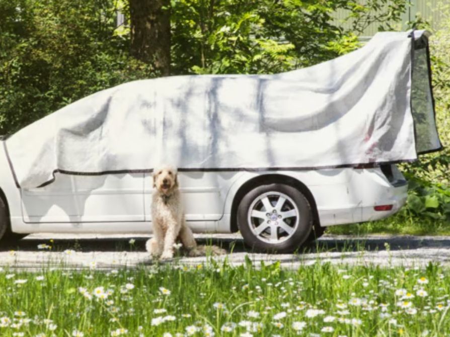 Housses pour voitures: Ruby Dog Schattennetz keepcool.ch 3x5m gebrauchter Zustand – D'occasion à Reichenburg par Mede04