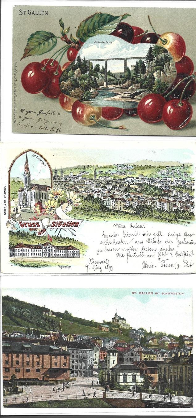 Ansichtskarten: AK  Sammlung St.Gallen – Gebraucht aus Appenzell von mai25 1