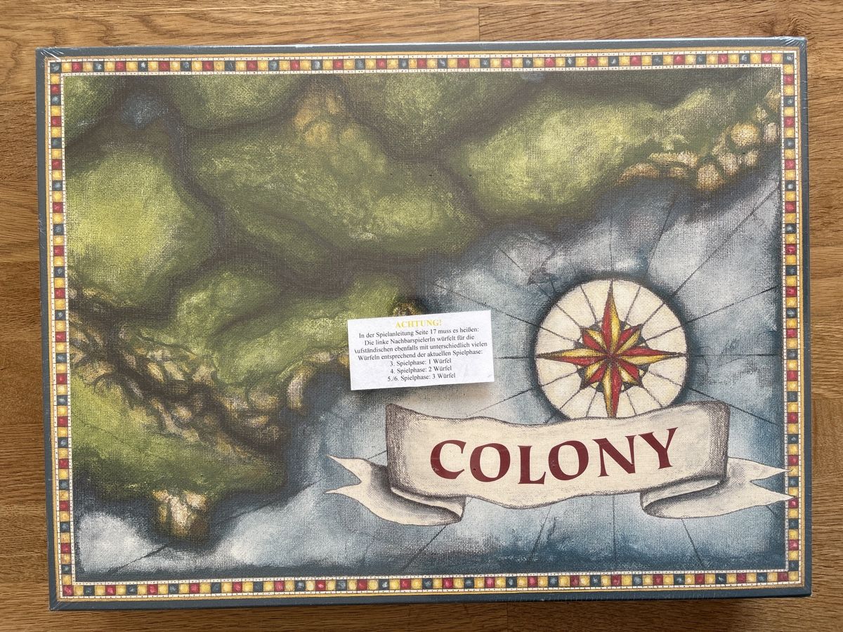 Spiele: Colony – Neu und originalverpackt aus Meilen von VonThomas