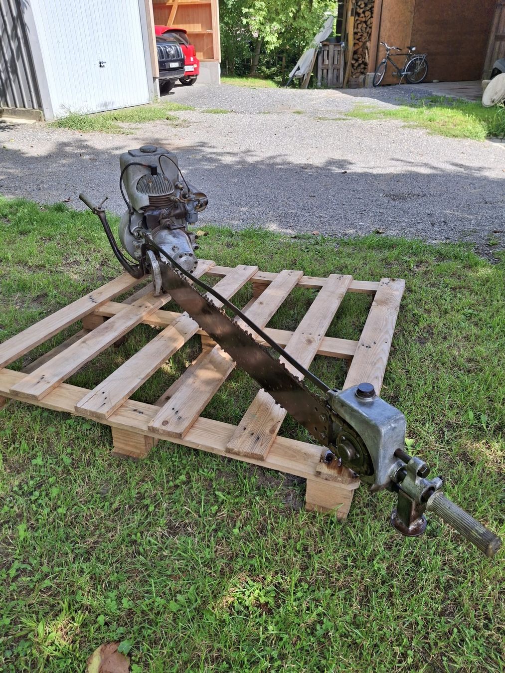 Seghe: 2 Mann Säge Hunziker – Usato da Gontenschwil venduto da Deutz09 1