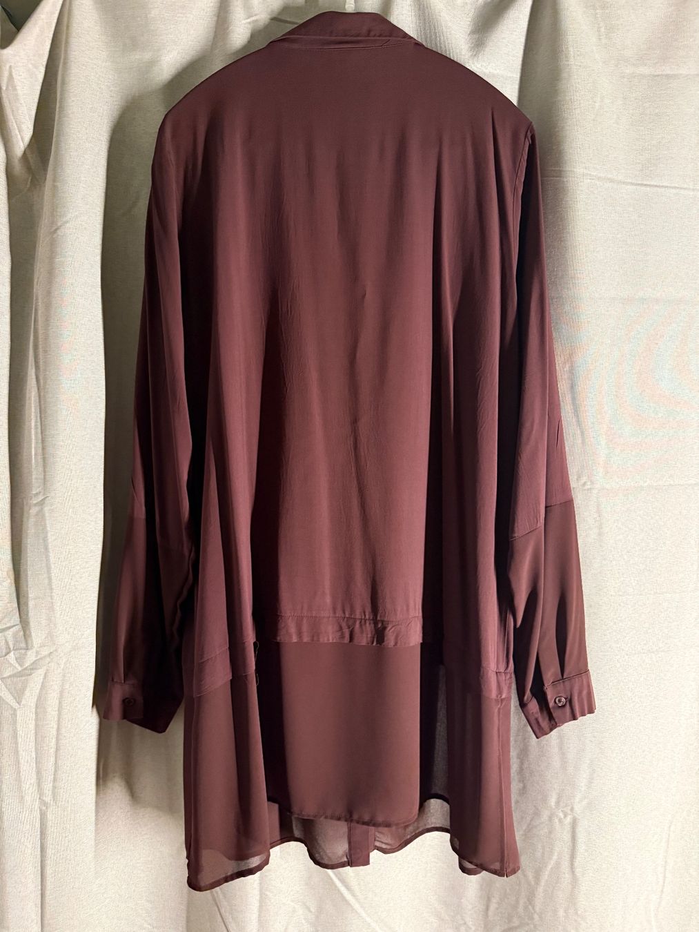 Mamalicious Camicette: Elegante Bluse oder Kleid in bordeaux – Usato da Winkel venduto da gatta 1