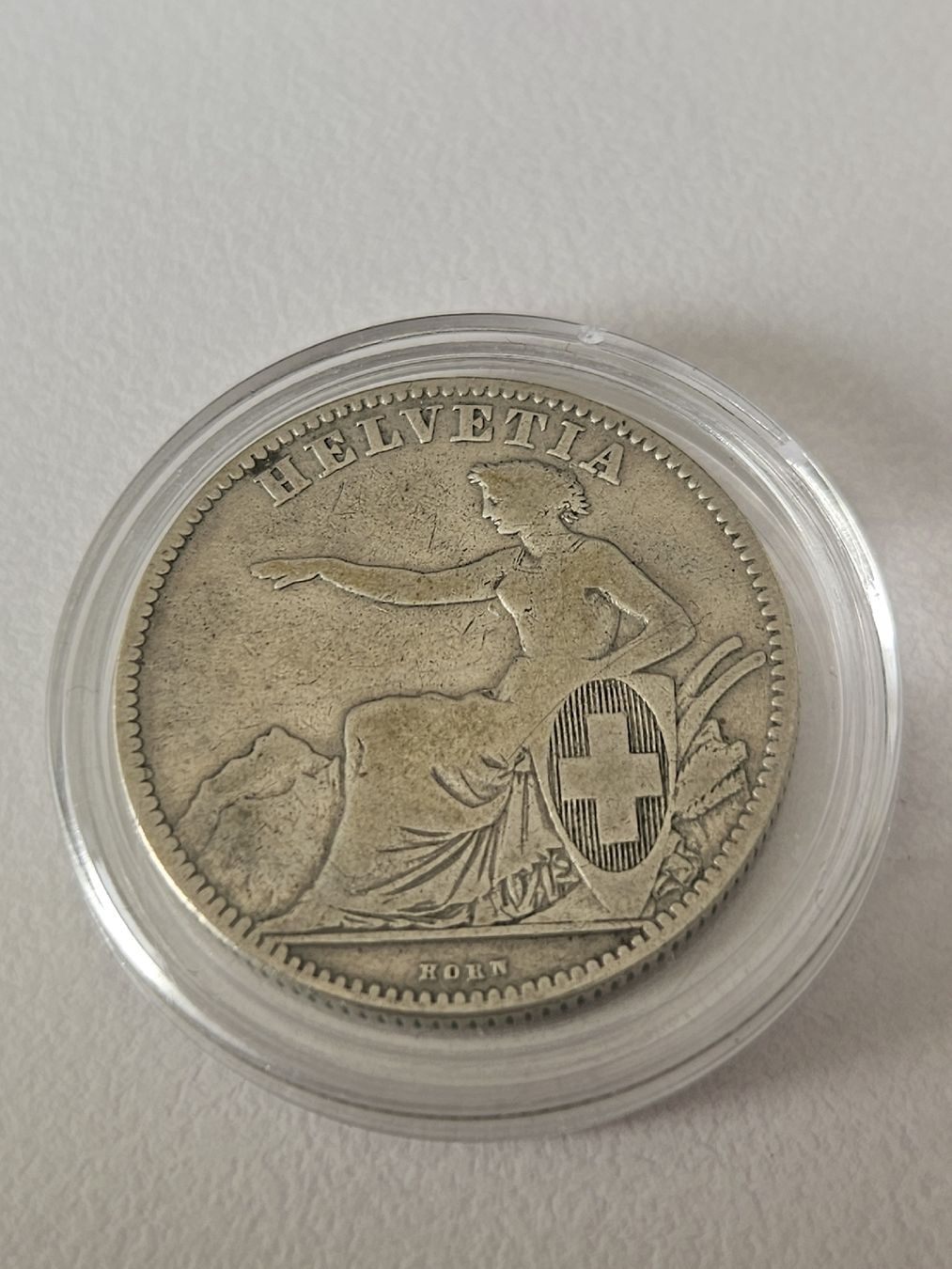 Alle Münzen: 2 Frank 1860 – Gebraucht aus Pfäffikon ZH von Melibol 1