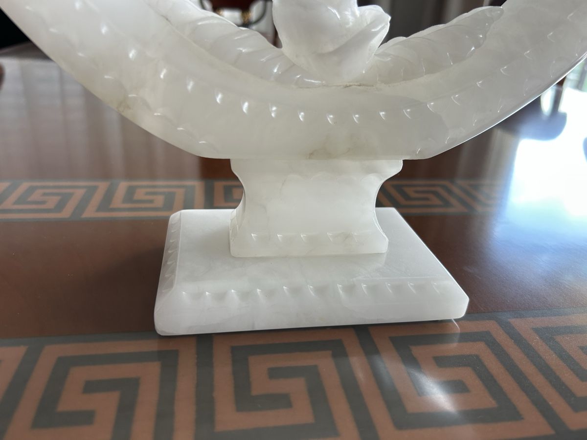 Bougeoirs: Armleuchter, Alabaster, Top Zustand – D'occasion à Heiligkreuz (Mels) par Oldtimerfan03 5