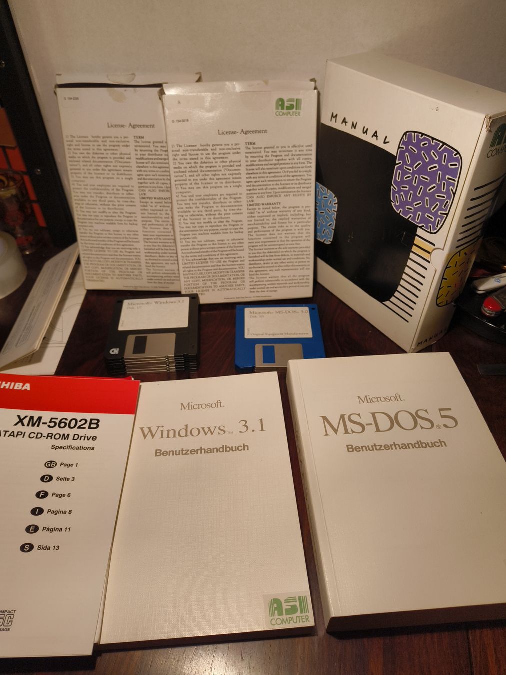 Microsoft Applications: Microsoft DOS5.0 & Windows 3.1 ASI Computer 3.5" Diskette  – D'occasion à stettlen par VintageBern_ch