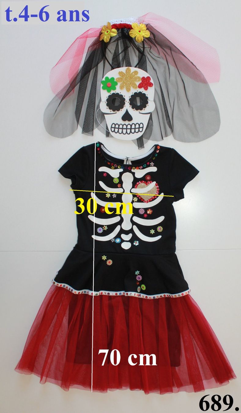 Kostüme: Costume squelette / Skelett t. 4 - 6 ans – Gebraucht aus Peseux von CoolShoping 1