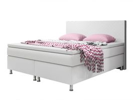 Boxspringbett 180x200 Weiss Hotelbett Doppelbett Bett
