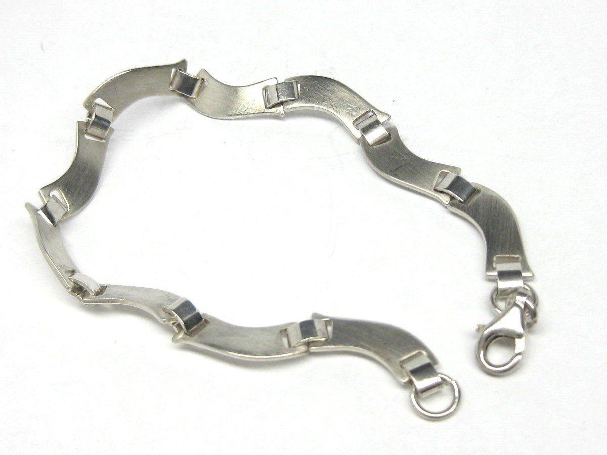 Bracciali & Braccialetti: Armband Silber 925 Elemente Wellen – Usato da Ermatingen venduto da Decovin