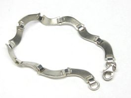 Armband Silber 925 Elemente Wellen