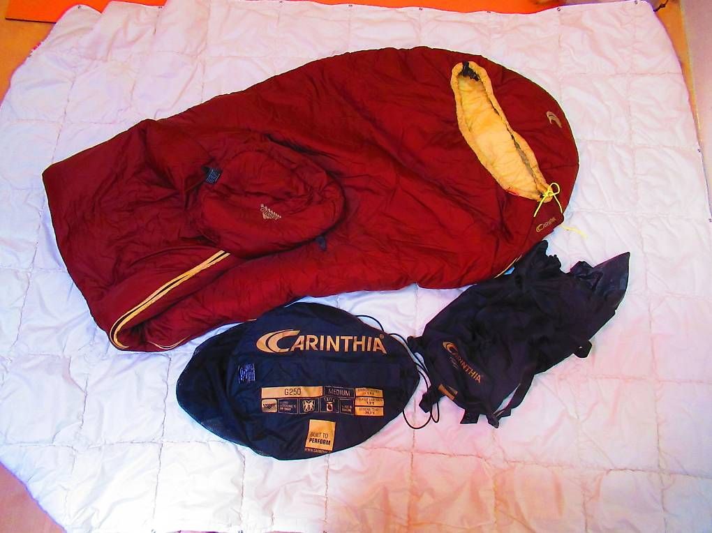 Schlafsäcke: Carinthia Kunstfaserschlafsack G250 Medium LEFT – Gebraucht aus Gadmen von gifi07