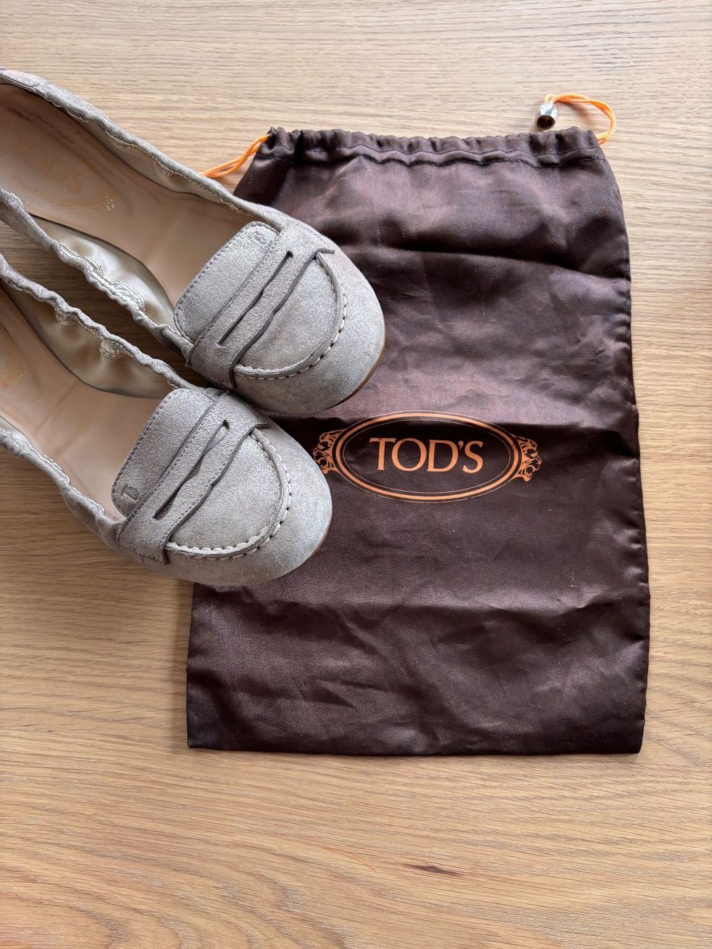 Tod'S Scarpe da donna: Ballerine Tods taille 40, couleur or – Usato da lausanne venduto da beauxproduits