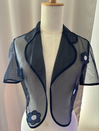 Bolero en mesh ANNA PIU Extra  bleu tille 42/ 38