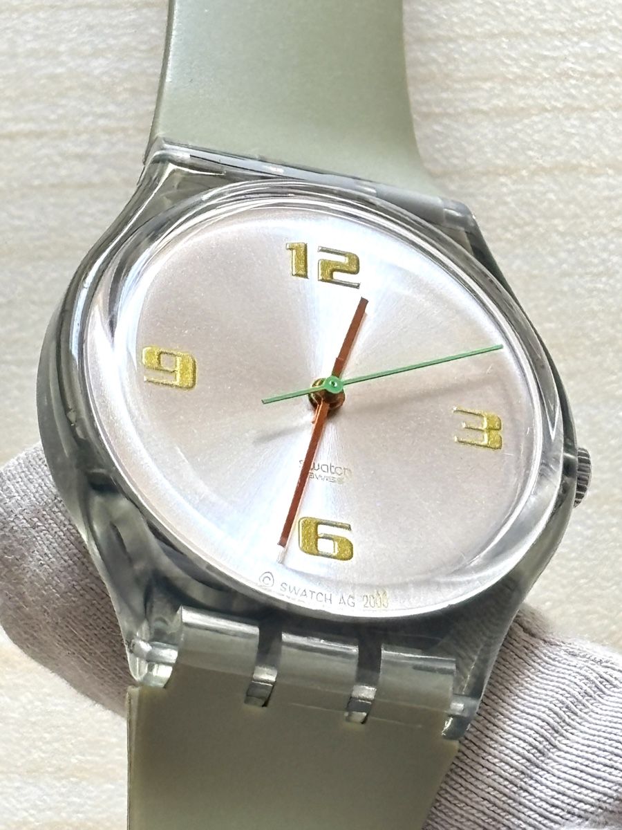 Swatch Orologi: Swatch Uhr transparent Gehäuse gute  – Usato da Grenchen venduto da chththl 5