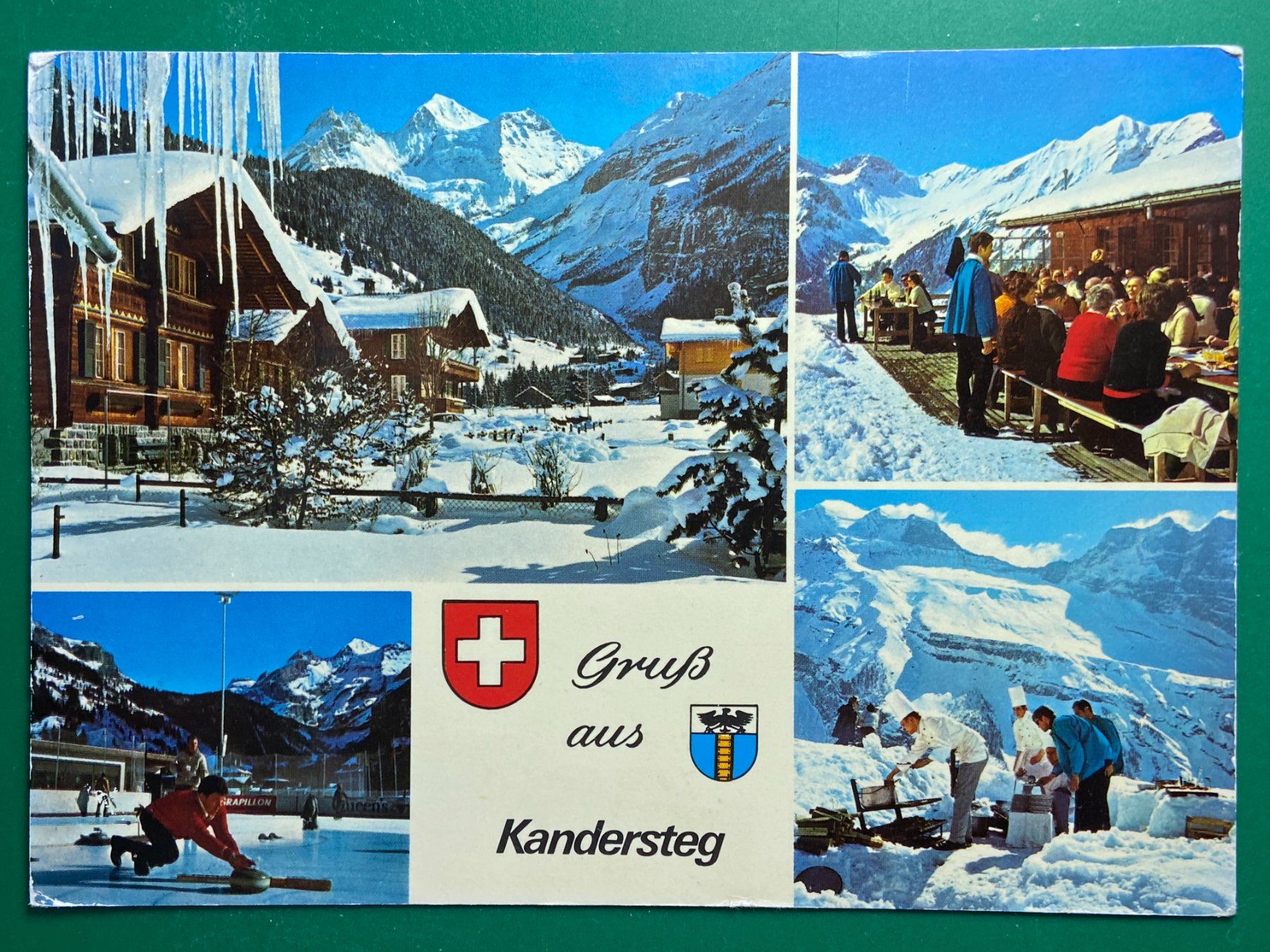 Ansichtskarten: Gruss aus Kandersteg – Gebraucht aus Steg VS von danwer74