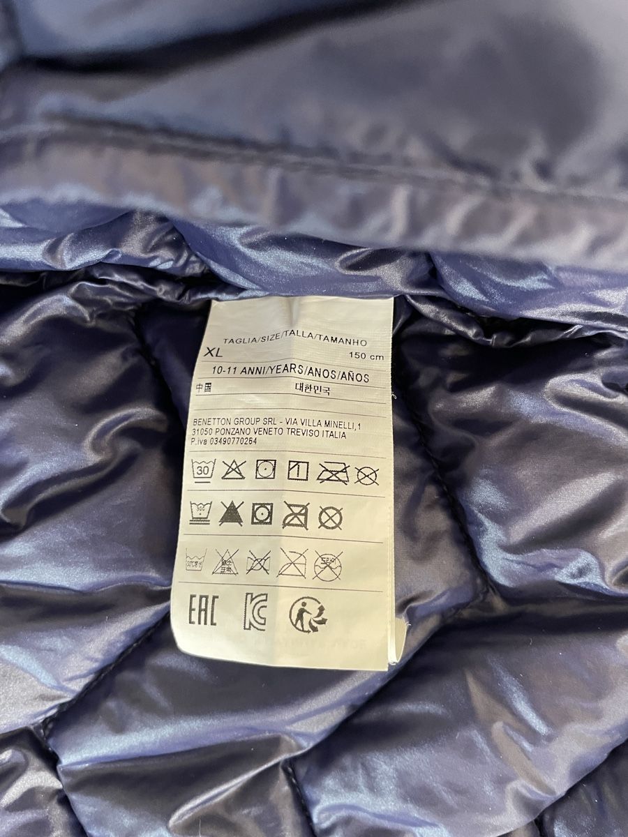 Benetton Giacche: Benetton Thermojacke, d.blau, 150cm – Usato da Urdorf venduto da riwoco 2