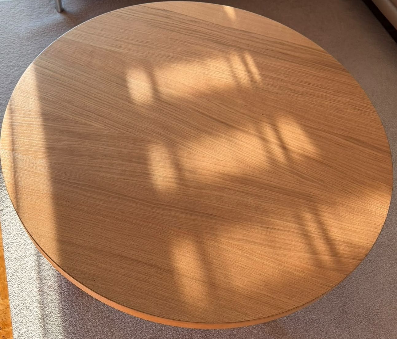 Tavoli: Couchtisch oval Holz hell mit Ablage – Usato da Zürich venduto da RETRO_FEARLESS 1