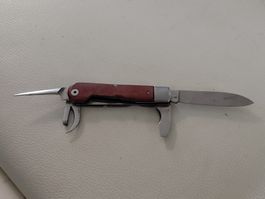Taschenmesser mit Holzgriff gebraucht, funktionsfähig