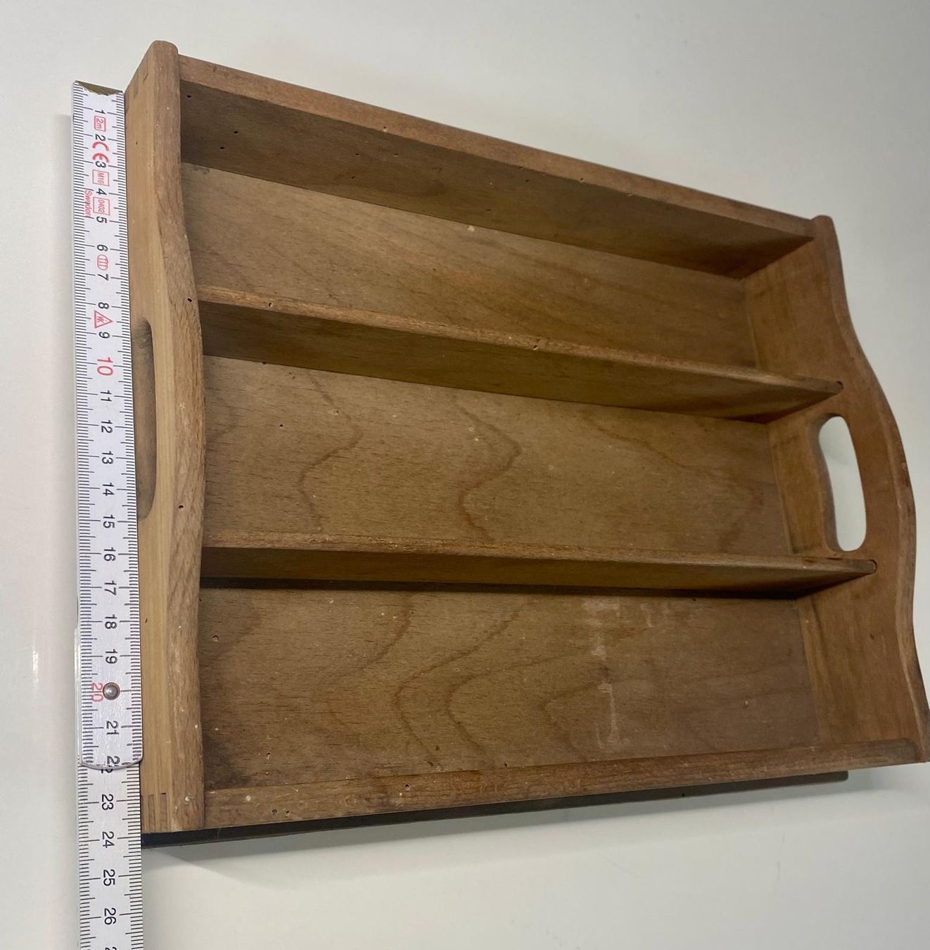 Tutte le decorazioni: Holz-Serviertableau, Vintage Stil, 3 Fächer – Usato da Krauchthal venduto da MEWA01 2