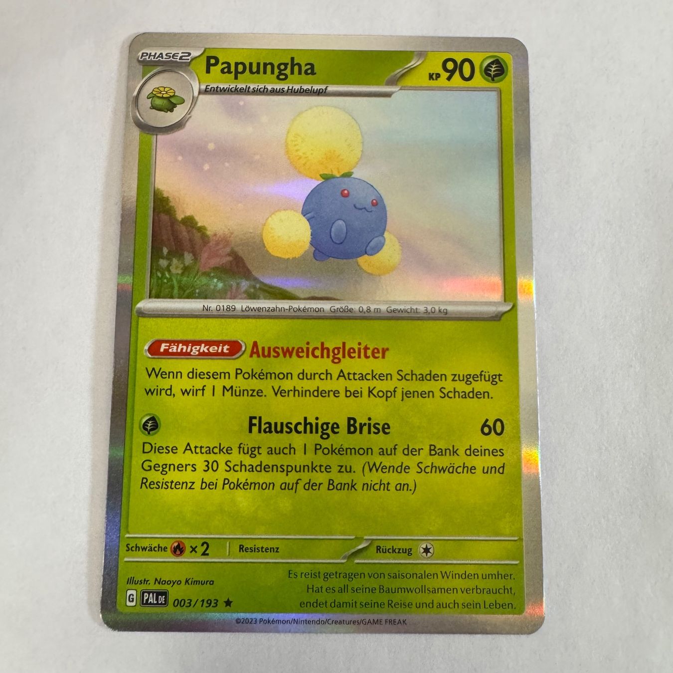 Pokémon Carte collezionabili: Pokémon PFL - Papungha - 3 / 94 - DE – Nuovo (secondo la descrizione) da Staad SG venduto da miaCards