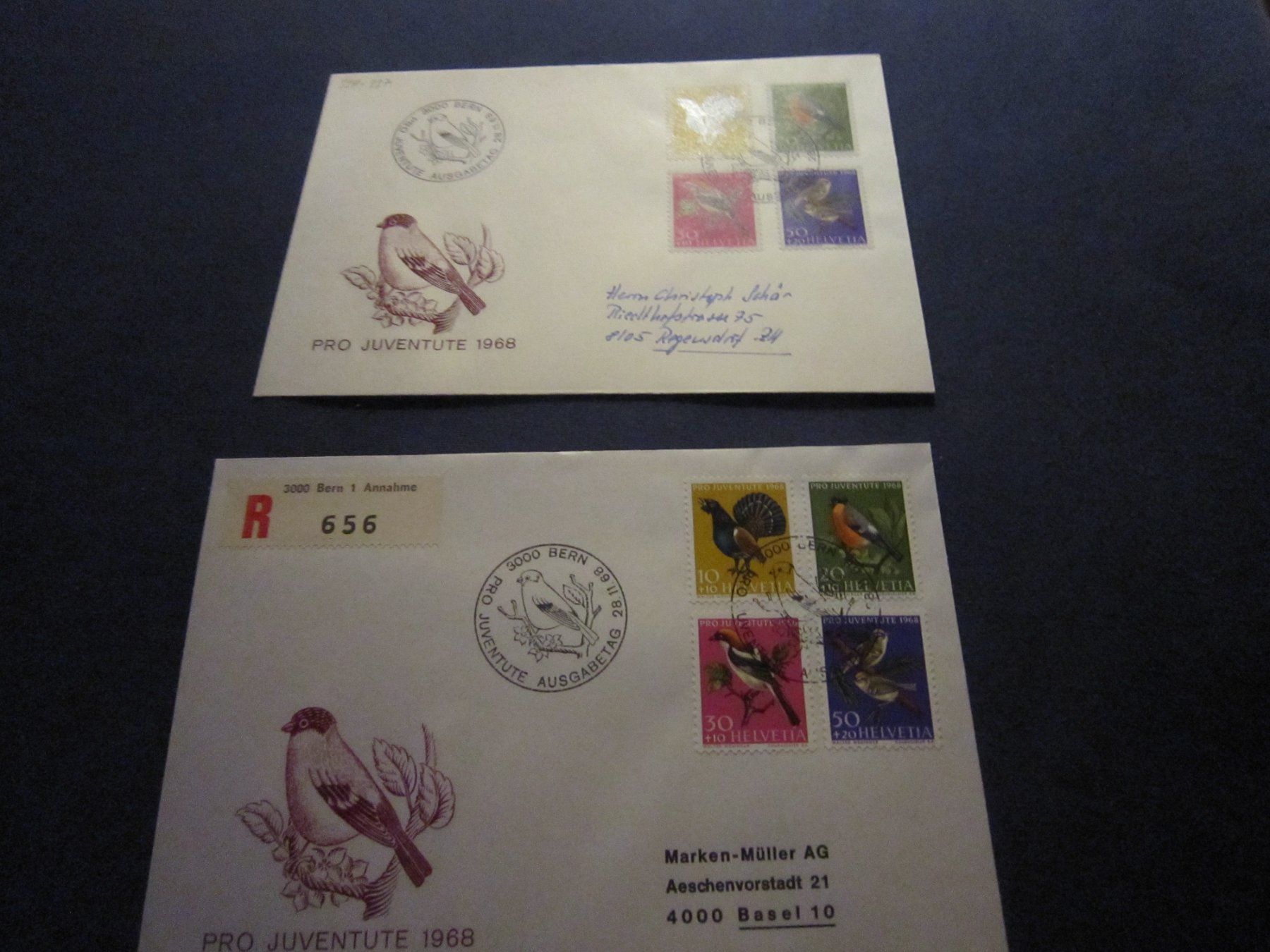 Tous les timbres: PJ 1968 FDC Serien – D'occasion à Gordola par Polentaefung 3