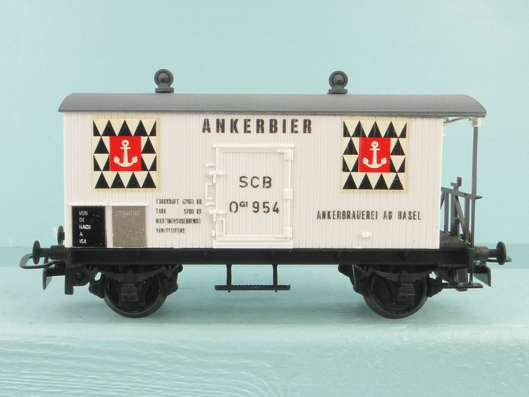 Modellini di ferrovie: Ruco SCB Ankerbier, neuwertig – Usato da Bülach venduto da cann11 1