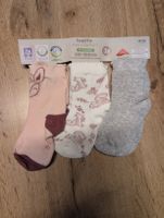 NEU 3 Paar Baby Socken Grösse 19-22, Bio-Baumwolle, Fuchs