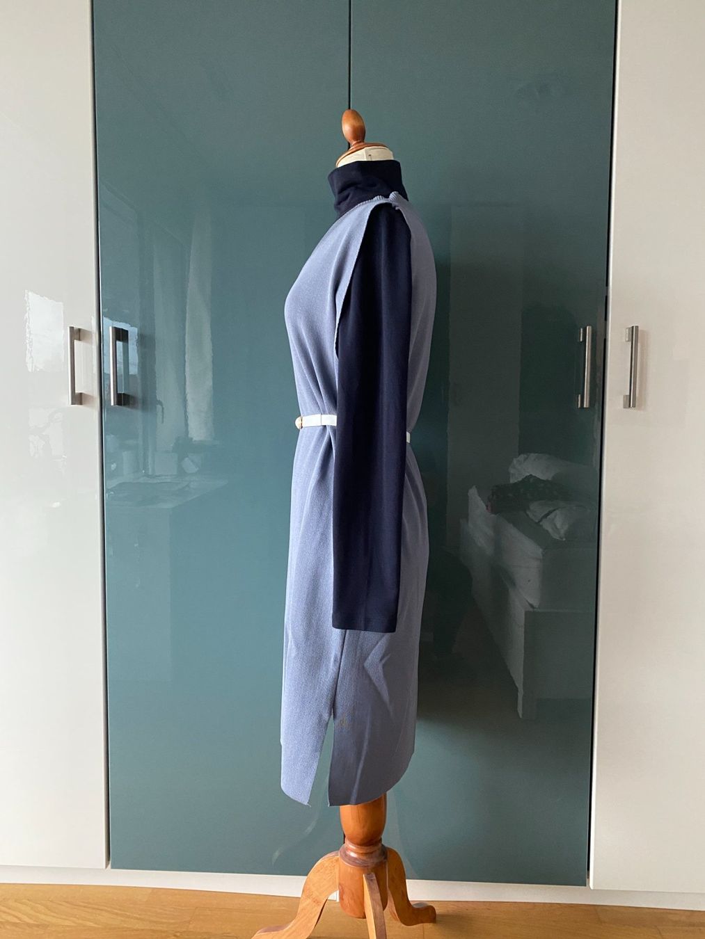 Gilet & Giacche senza maniche: lange blaue Weste L/XL – Usato da Dübendorf venduto da Levintreyer 4