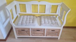 BANK SCHABBY CHIC LANDHAUSSTIL HOLZBANK