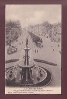 LA CHAUX-DE-FONDS - Fontaine - Tram